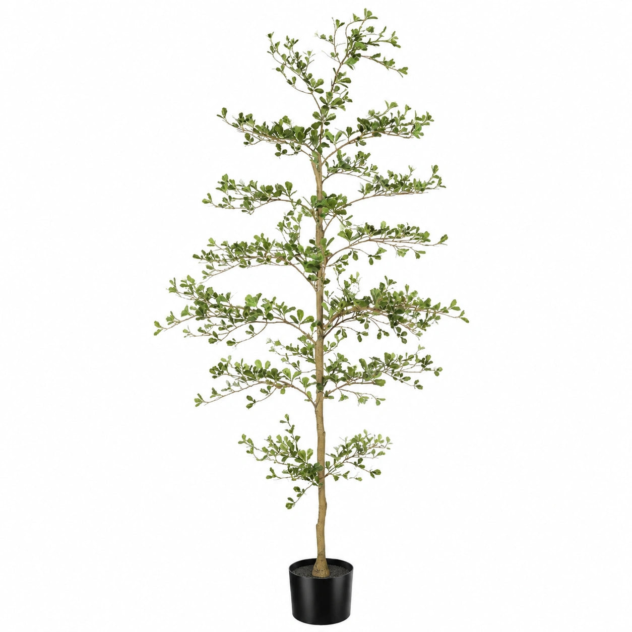 Albero artificiale da interno 200 cm verde con vaso