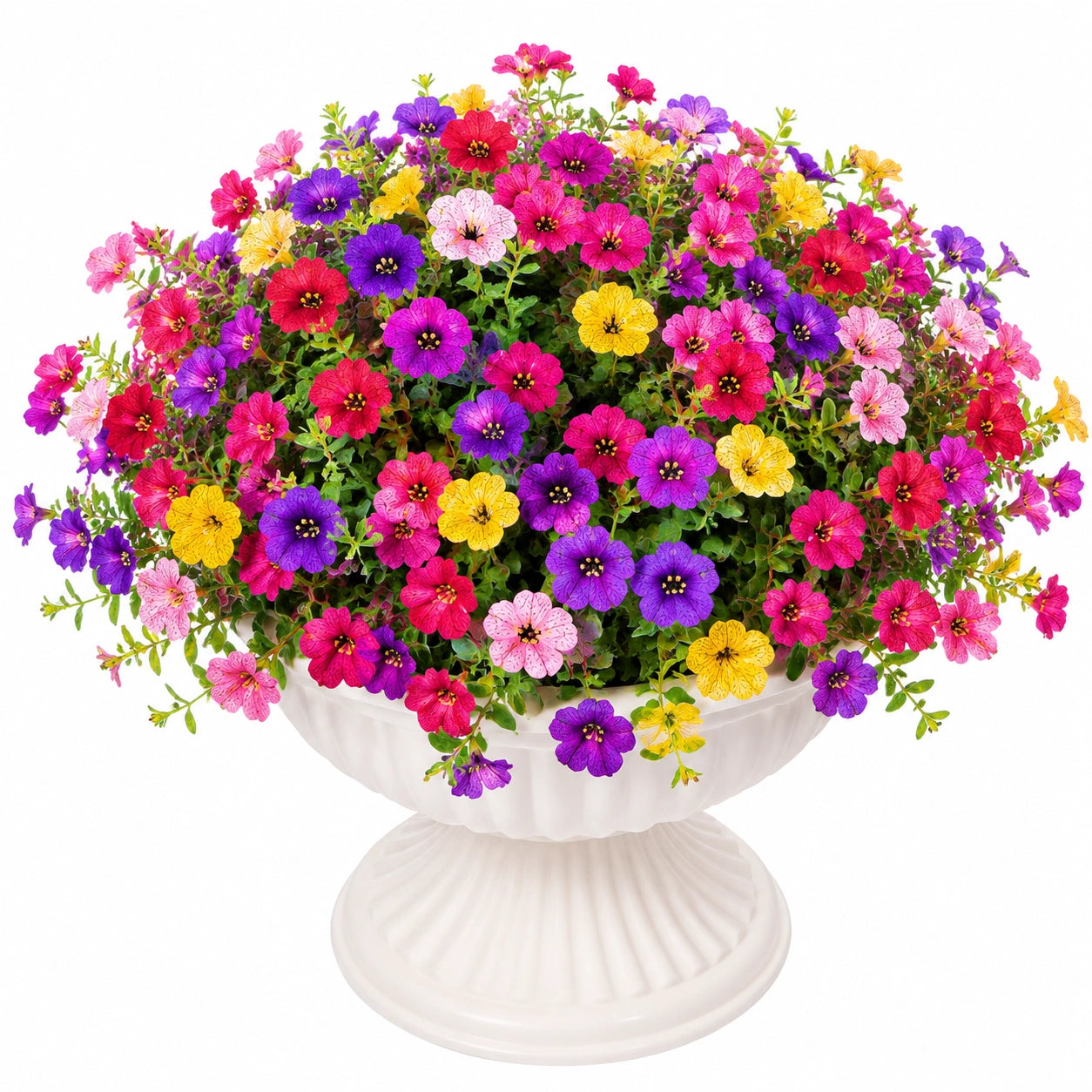 Fiori Artificiali in Vaso Decorativi Multicolore per Interni ed Esterni