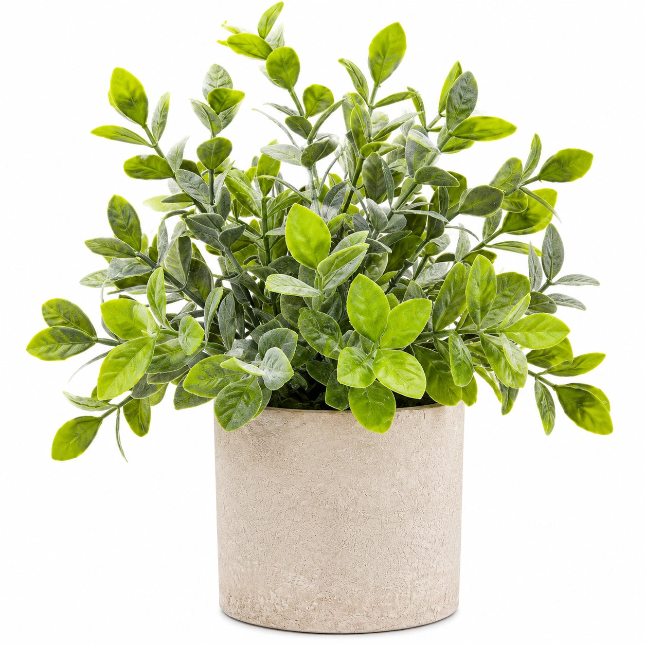 Pianta Artificiale Decorativa Verde in Vaso, Altezza 30 cm