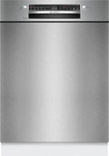 Bosch, Zmywarka, SMU2ITS09E, 60 cm, 46 dB, Biały, stal nierdzewna, regulowana wysokość, składana konstrukcja