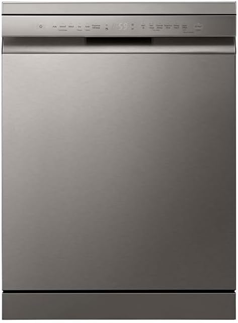 Zmywarka, DF355FP, LG, 60 cm, 41 dB, Czarny, składana konstrukcja