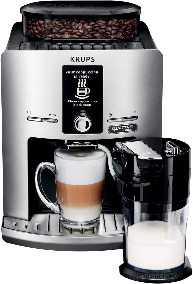 KRUPS, Ekspres do kawy, YY4201FD, 1.7 l, 1450 W, 15 Bar, Srebrny
