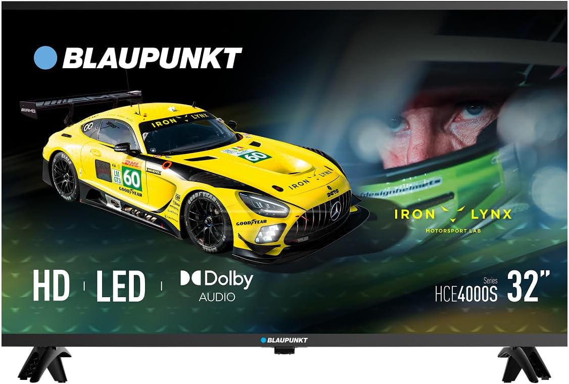 BLAUPUNKT, Telewizor Smart TV, DVB-T2/S2/C, 32 cale, 16 W, Czarny, USB