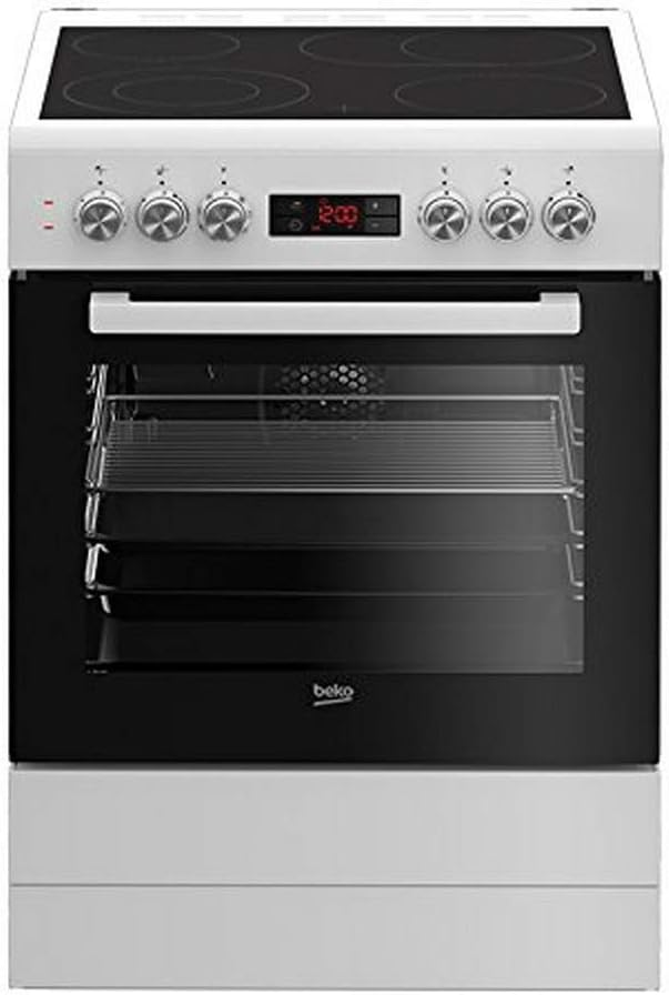 BEKO, Kuchenki, FSM67320GWS, 72 l, 60 x 60 x 85 cm, 50,1 kg, Biały/Czarny