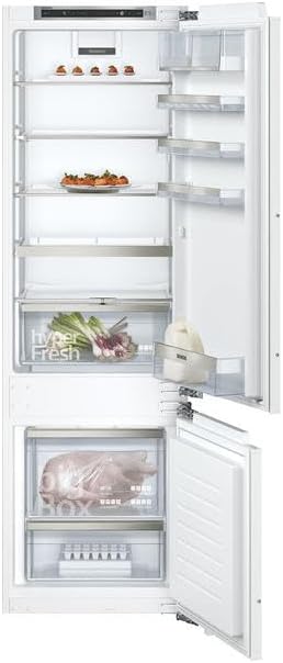 SIEMENS, Zamrażarka, KI87SADD0, 177,5 x 56 cm, 208 l, 35 dB, Biały, miejsce do przechowywania, oświetlenie LED