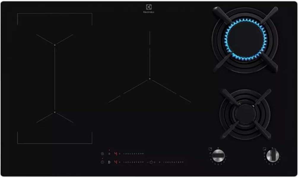 Electrolux, Płyta indukcyjna, KDI951723K, 83 x 4,7 x 49 cm, 4,500 W, 17,00 Kg, Czarny, modułowa konstrukcja, Wi-Fi