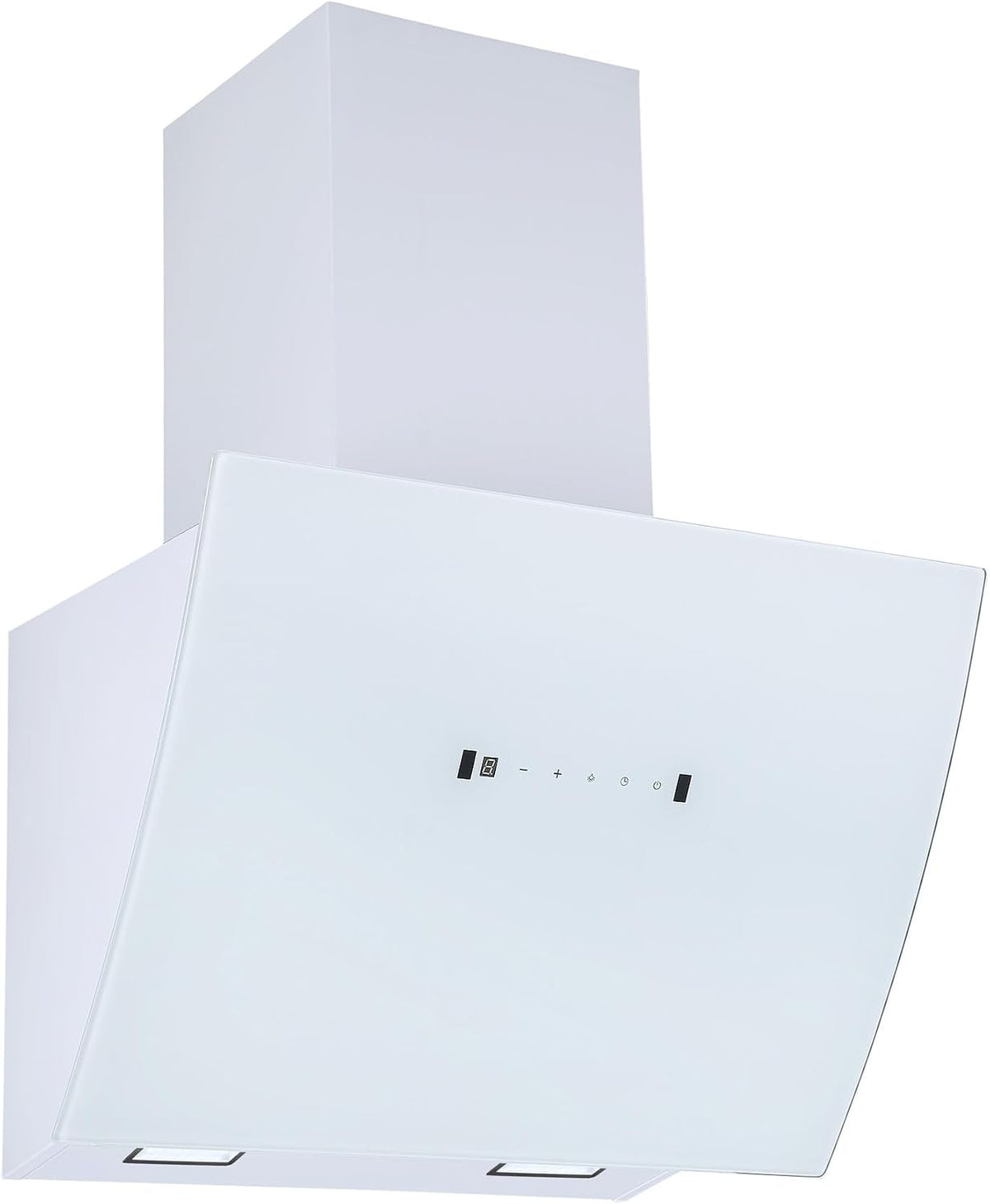Respekta, Okap kuchenny, CH99060WA, 60 cm, 72 dB, Srebrny / Biały, stal nierdzewna, oświetlenie LED