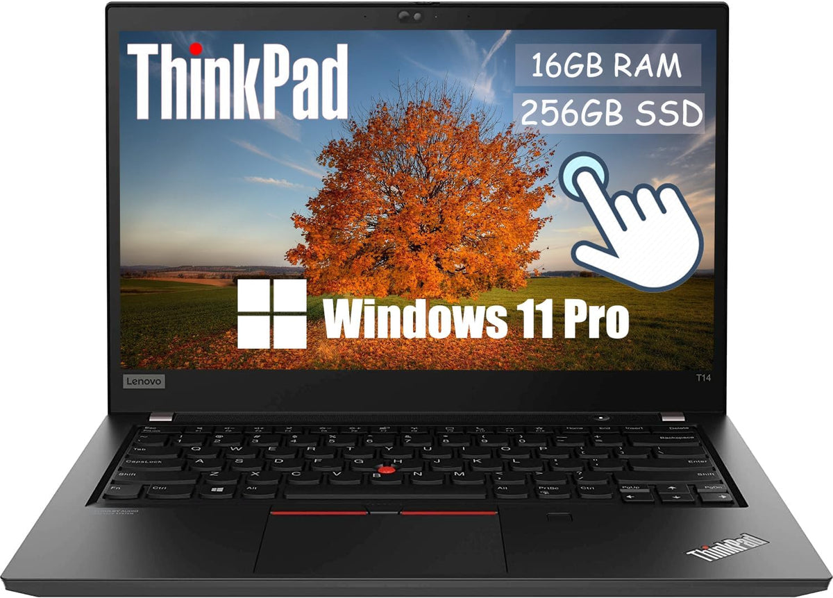 Amazon Renewed, Laptopy konwencjonalne, T14, 14 cali, Czarny
