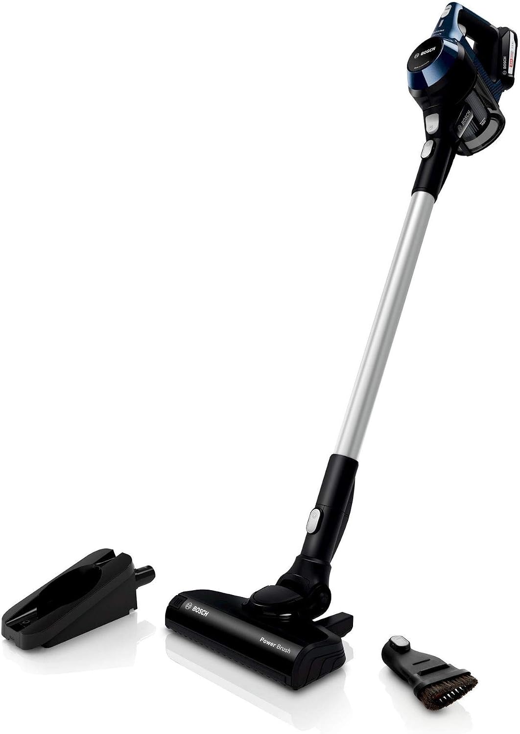 Bosch, Odkurzacz pionowy, BBS611PCK, 0,3 L, 18 V, Niebieski/Srebrny/Czarny, praca bezprzewodowa
