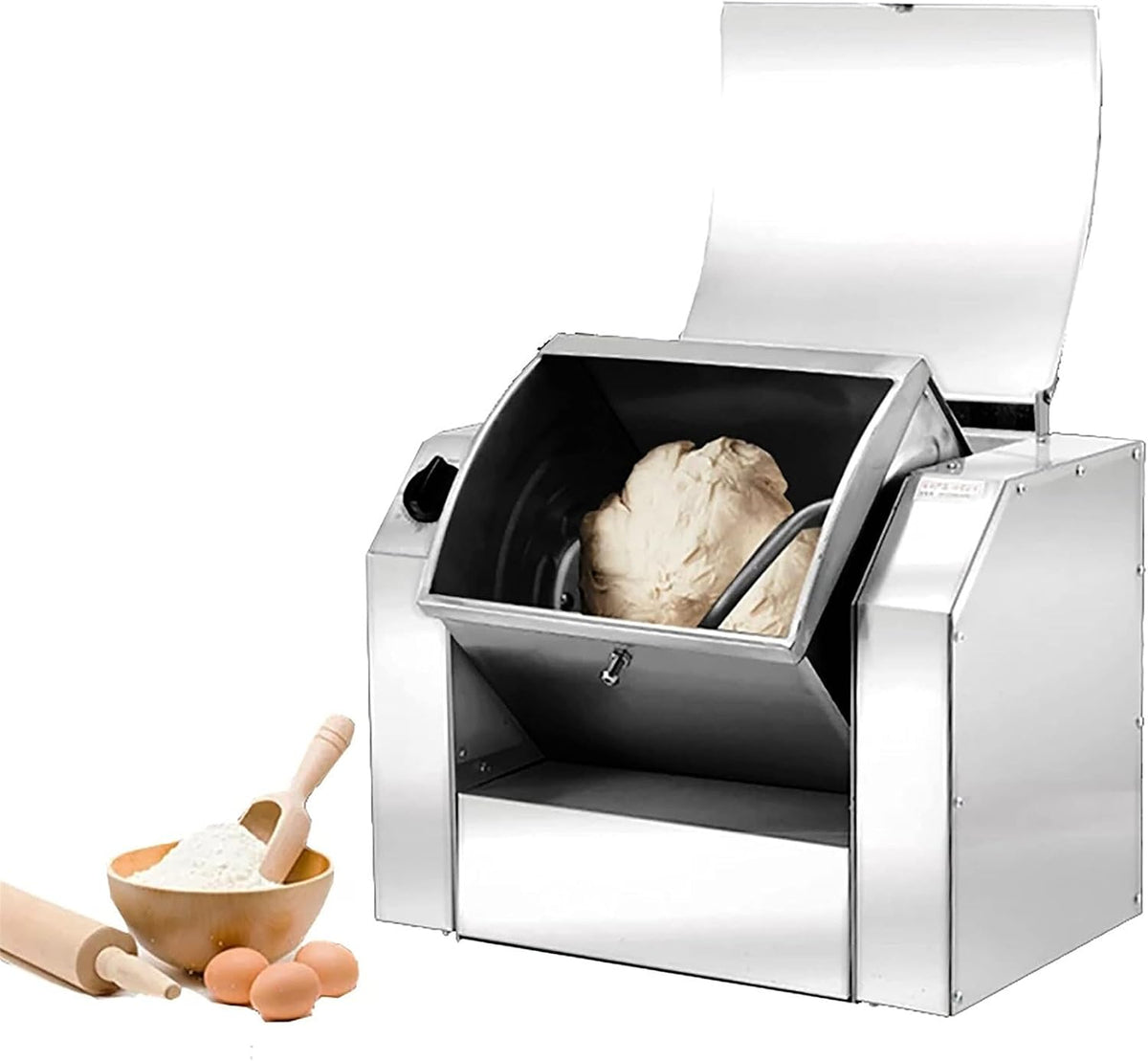 Mikser, 1500 W, 3 kg, 34,5 cm, Srebrny, stal nierdzewna