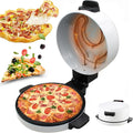 TsoLay, Piec do pizzy, 12 cali, 2000 W, 2.8 kg, Czarny / Srebrny, stal nierdzewna