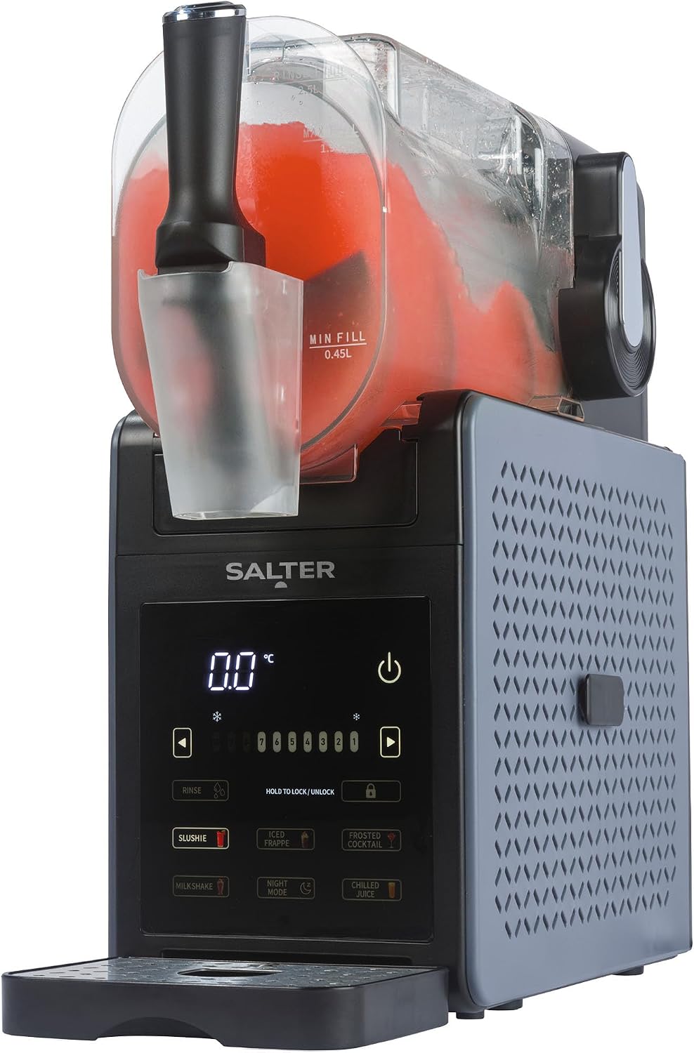 Kostkarka do lodu, Salter, 5 l, 200 W, Czarny