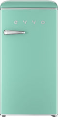 EVVO, Minilodówka, F26, 84 l, 90 x 48,7 x 59,2 cm, 40 dB, Miętowy, oświetlenie LED