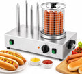 Aparatura do hot dogów, Srebrny, stal nierdzewna