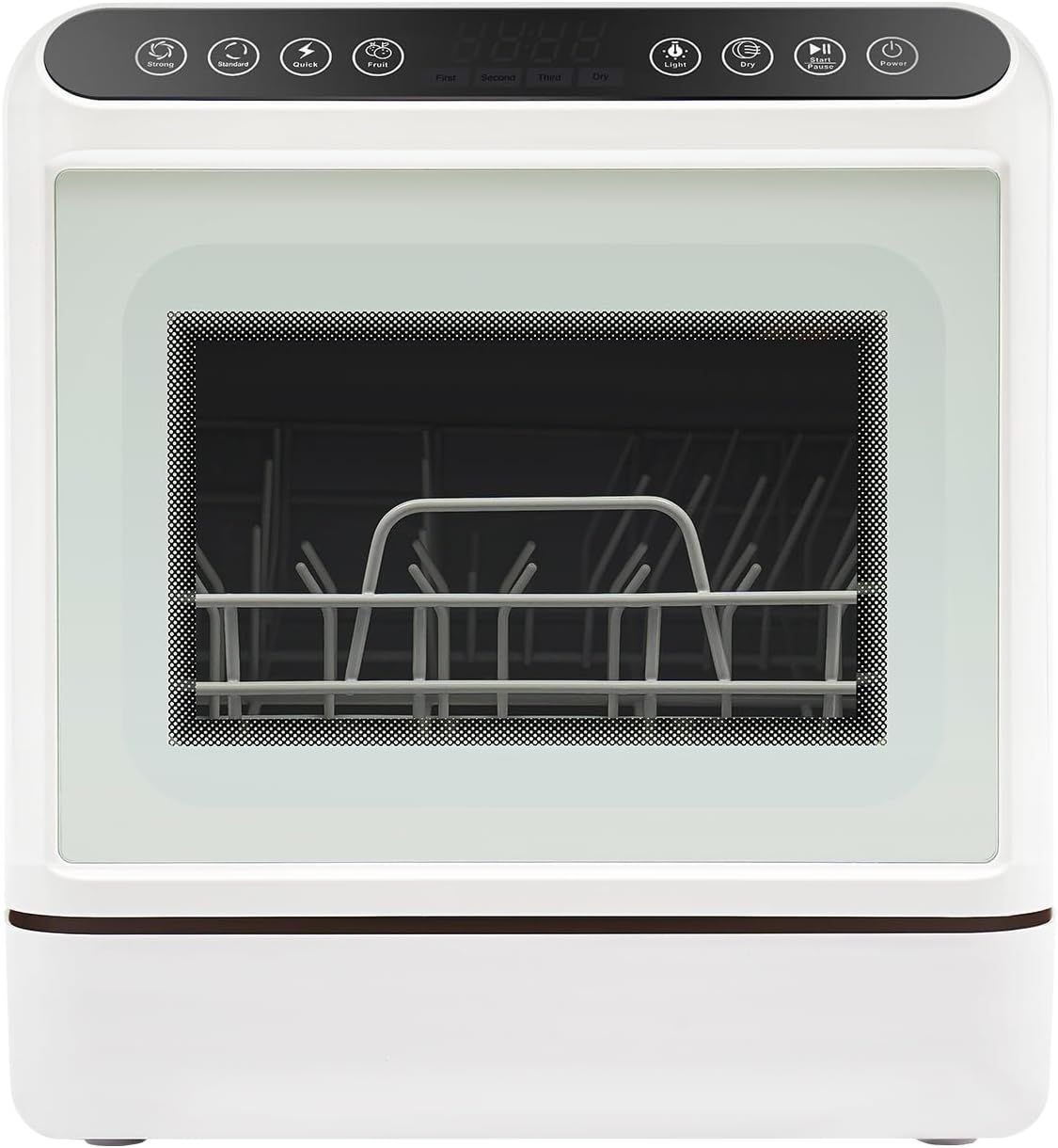 Mermajestic, Zmywarka, 6 l, 1100 W, 3 cm, Biały, oświetlenie LED