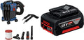 Bosch, Odkurzacz pionowy, V-10, 18 V, 10 l, 4.0 Ah, Czarny, filtr HEPA, praca bezprzewodowa