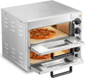 Piec do pizzy, VEVOR, 14 cali, Srebrny, stal nierdzewna
