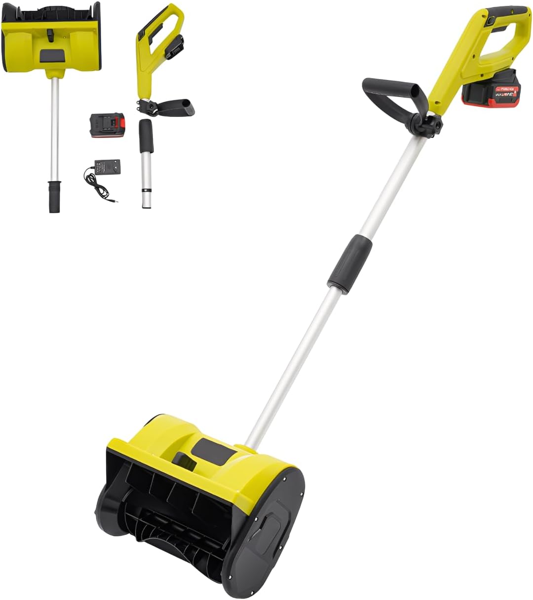 Armanyya, Truskawki do usuwania śniegu, 32 cm, 4.0 Ah, 20 V, Zielony, praca bezprzewodowa