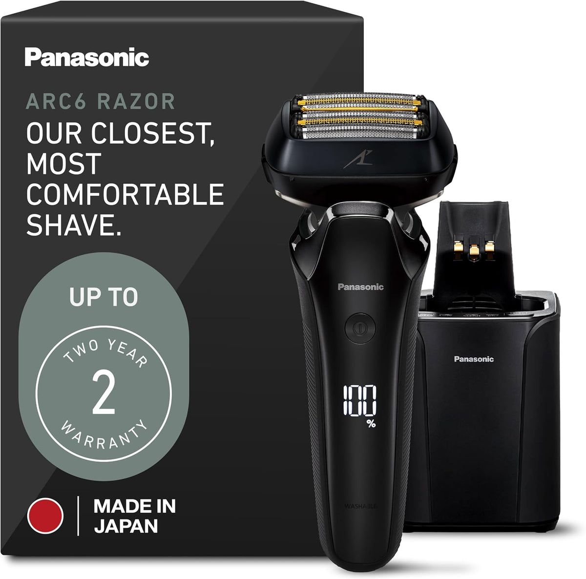 Panasonic, Kosiarki do twarzy, ARC6, Czarny