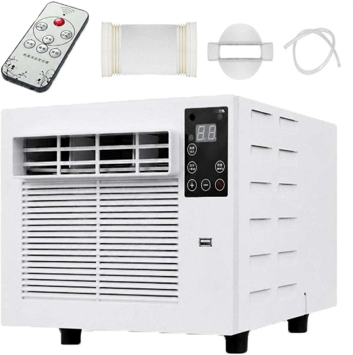 Klimatyzator przenośny, smafoseedding, 280 W, 1876 Btu, 10 kg, Biały, pilot zdalnego sterowania