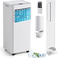 ZJHHRZ, Klimatyzator przenośny, 9000 Btu, 3 W, 42 m, Czarny, oświetlenie LED, 3 w 1