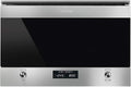 Kuchenka mikrofalowa, MP322X1, Smeg, Czarny