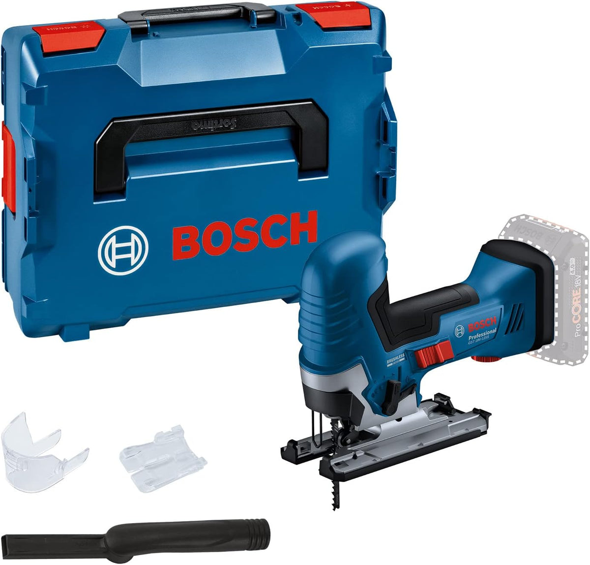 Bosch Professional, Piły skokowe, V-125, 18 V, Czarny, praca bezprzewodowa