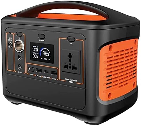 VRBFF, Agregatory, 500 Wh, 220 V, 270 x 172 x 220 mm, Czarny/Pomarańczowy, USB