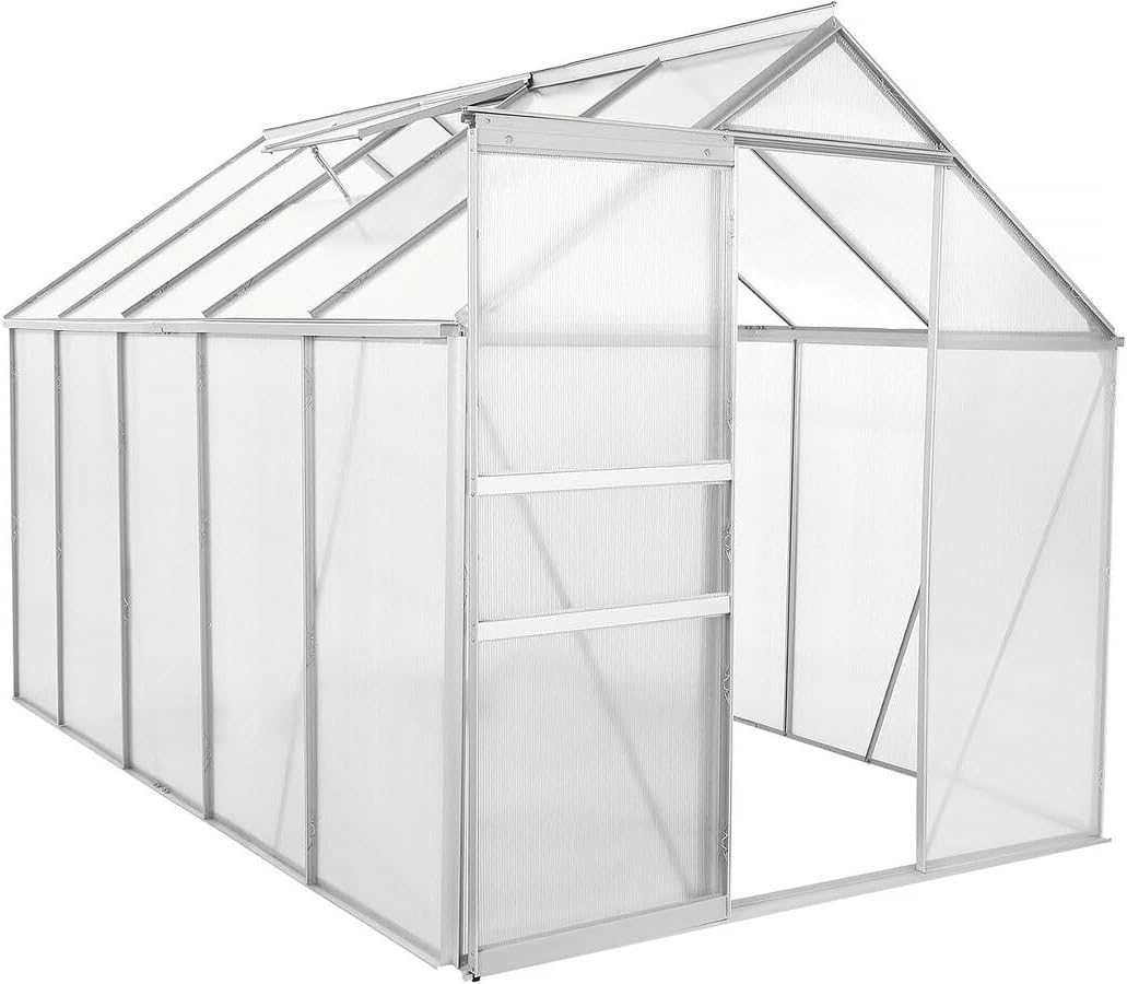 Habitat et Jardin, Szklarnie, 310 x 190 x 195 cm, 25,8 kg, Szary, aluminium, odporność na warunki atmosferyczne, ochrona UV