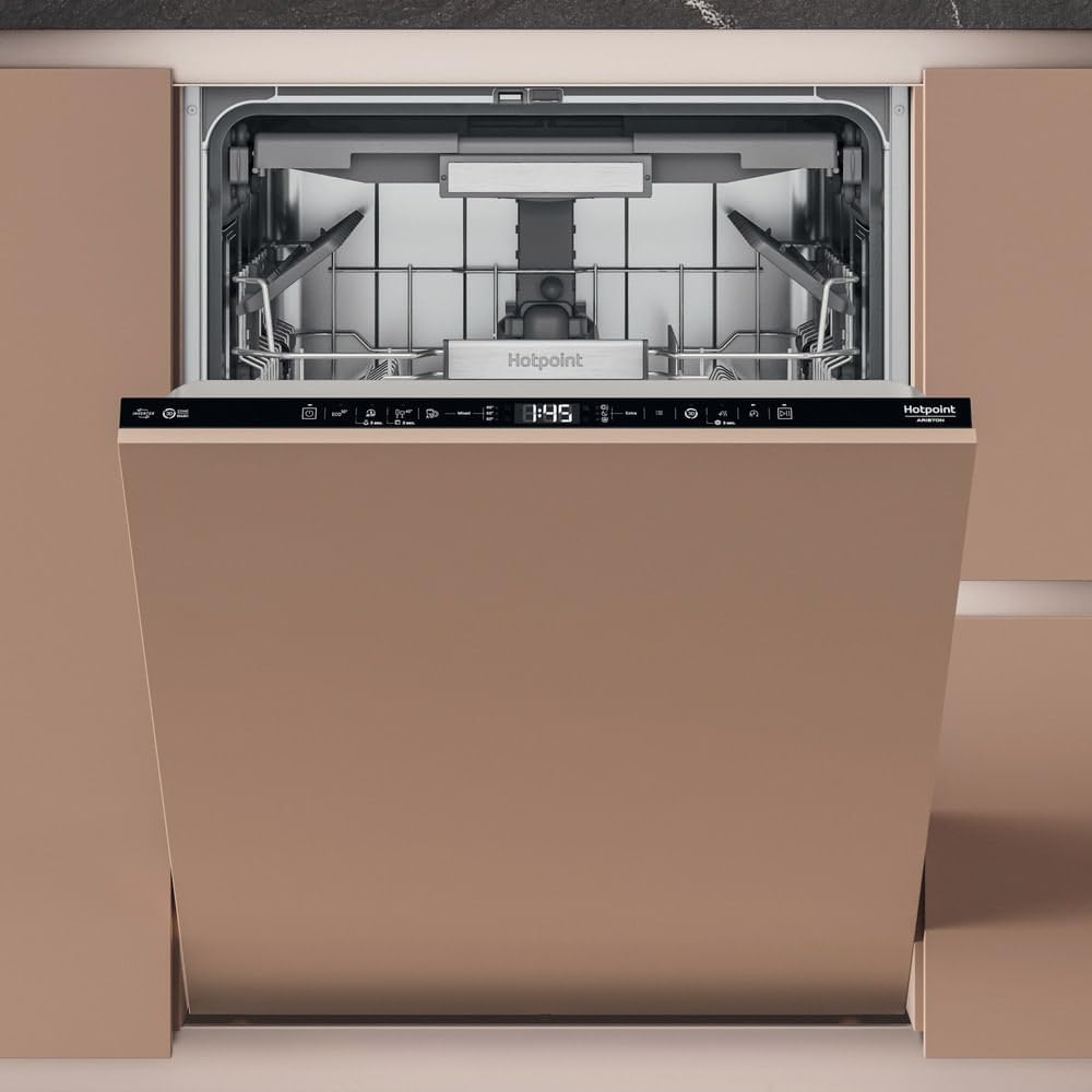 Hotpoint, Zmywarka, H7I, 60 cm, 39 dB, Czarny