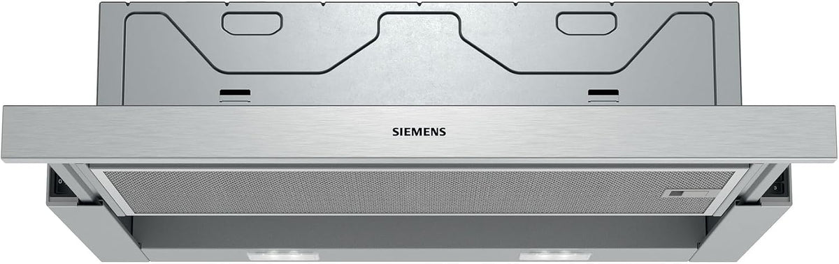 SIEMENS, Okap kuchenny, LI64MB521, Czarny / Srebrny