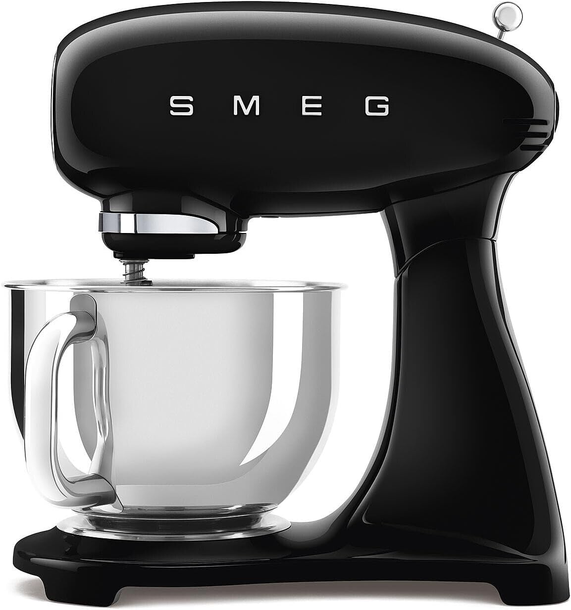 Smeg, Mikser, SMF05BLUE, 4.8 l, 1000 W, 378 x 405 x 221 mm, Czarny, stal nierdzewna
