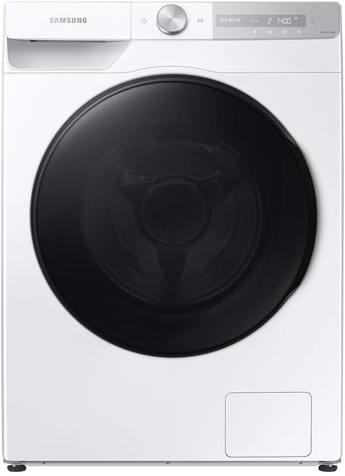 Samsung, Pralka, WD90T734DBH, 9 kg, Biały