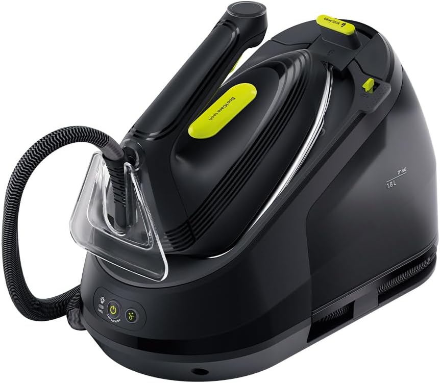 Braun, Żelazka parowe, IS3257BK, 1,8 l, 2200 W, 125 g, Czarny/Żółty