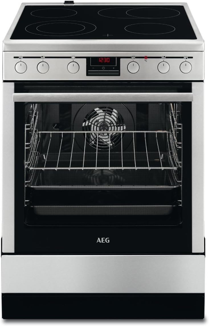 AEG, Mini piekarniki, 60 cm, 72 l, Srebrny / Czarny