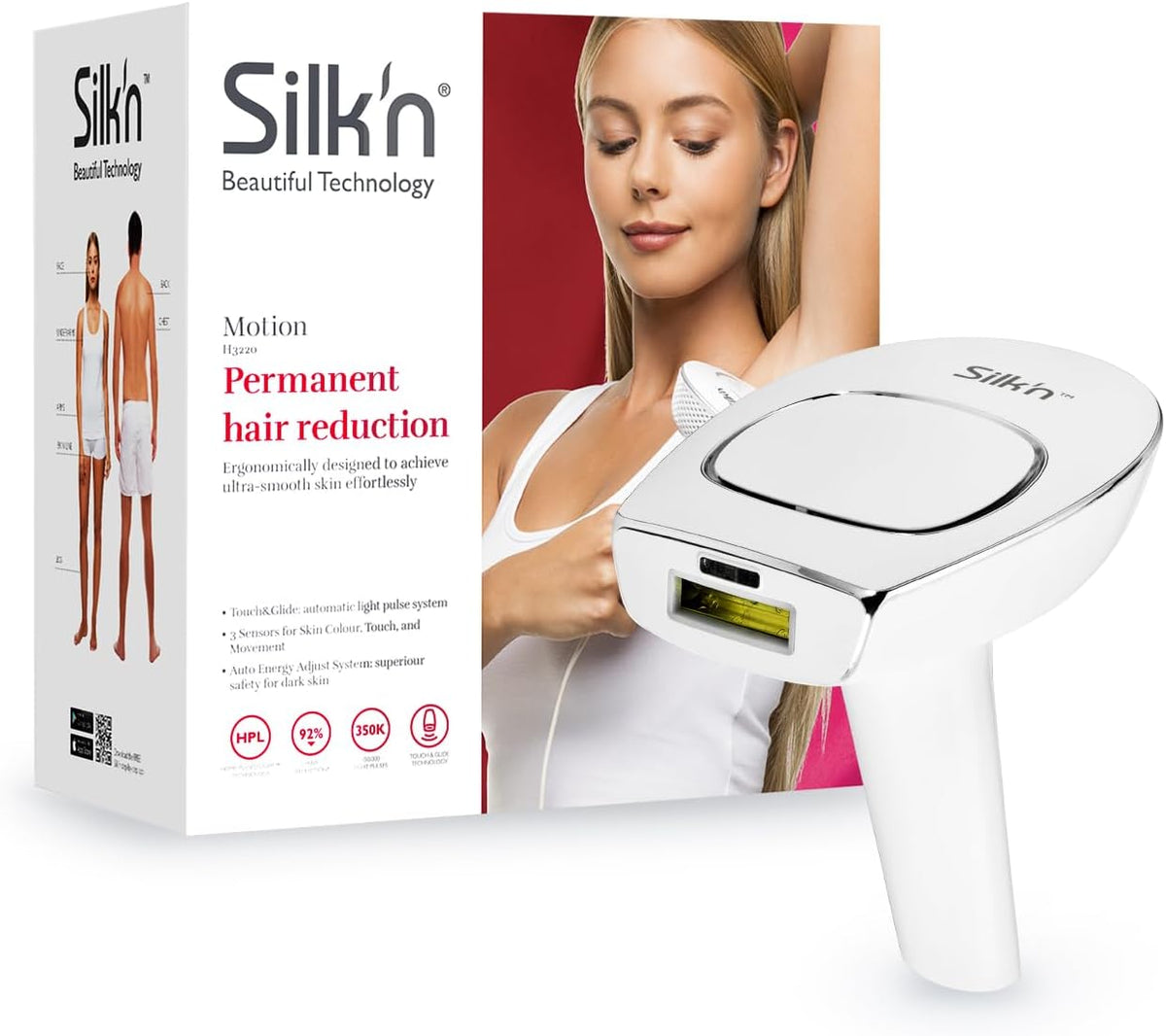 Silk'n, Depilatory IPL, Czarny
