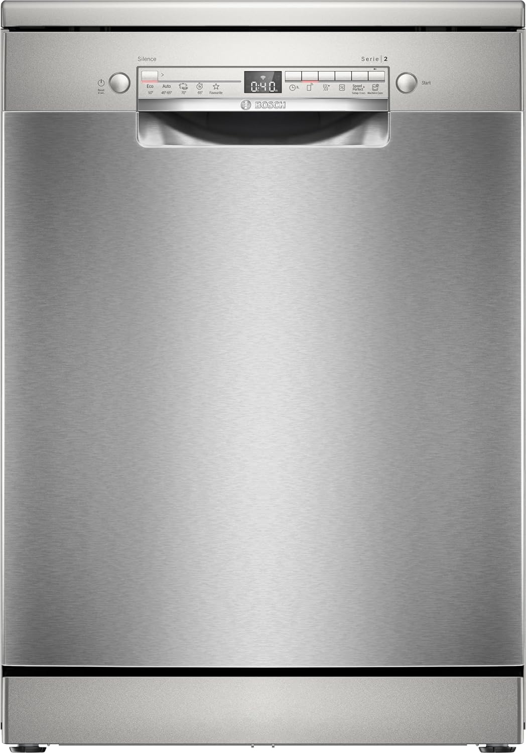 Bosch, Pralka, SMS2HTI02E, 60 cm, Srebrny
