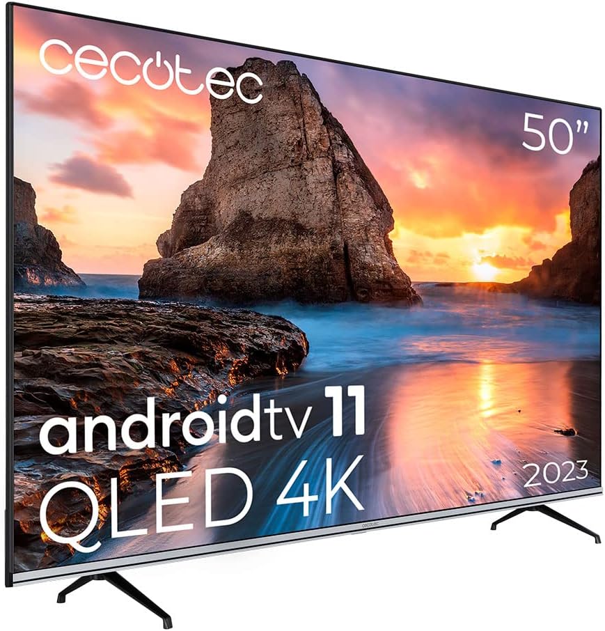 Telewizor Smart TV, VQU10050, Cecotec, 50 cali, Czarny