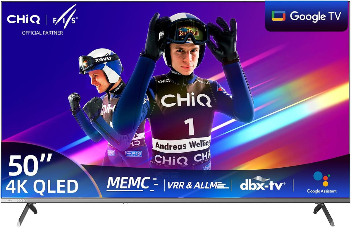 CHiQ, Telewizor Smart TV, U50QST, 50 cali, Czarny