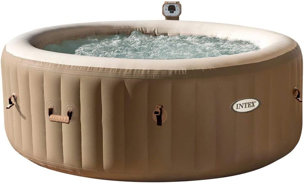 Intex, Wanny z hydromasażem, 28404BS, 191 x 147 x 71 cm, 795 l, 2200 W, Beżowy, 4-osobowy
