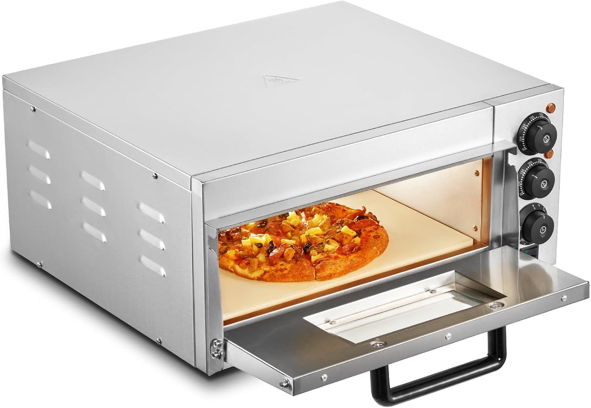 VEVOR, Piec do pizzy, 406 mm, Srebrny