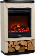 KLARSTEIN, Kominek elektryczny, 1800 W, 50 x 82 x 31 cm, Szary, oświetlenie LED, automatyczne wyłączanie
