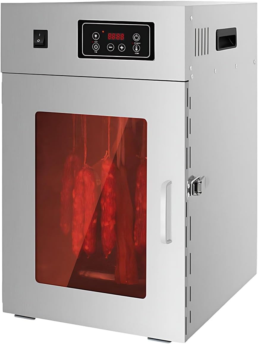 Suszarka do żywności, Acentesoft, 800 W, 34 × 40 × 54 cm, 110 V, Srebrny, stal nierdzewna