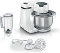 Bosch, Blender, 700 W, 3,8 L, Biały/Srebrny