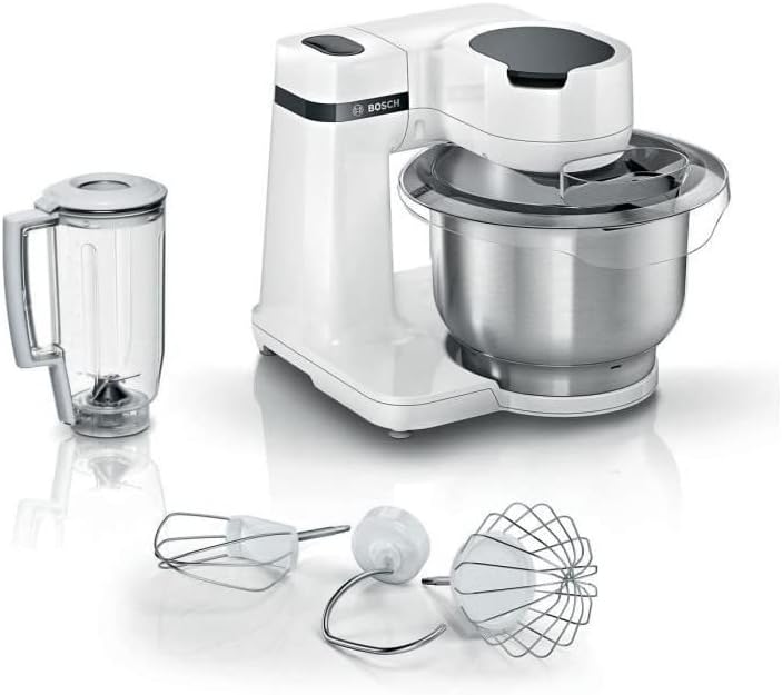 Bosch, Blender, 700 W, 3,8 L, Biały/Srebrny