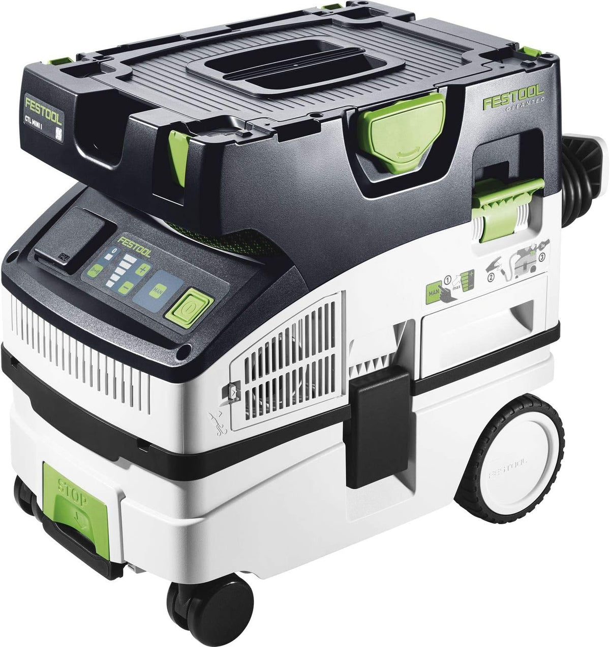 Festool, Odkurzacz, 32 × 3.5 m, Czarny, Bluetooth