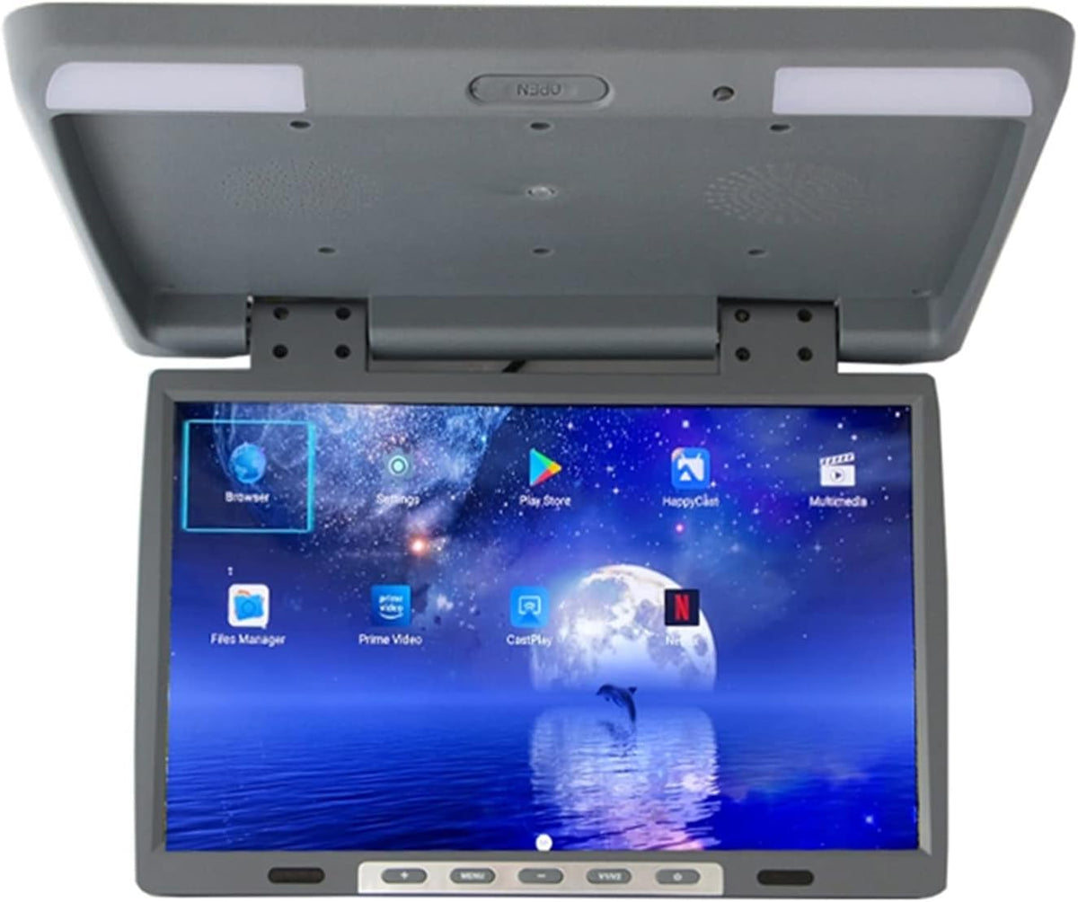 Ekrany sufitowe, 1080P, CUDTAPI, 24 cali, 5 W, Szary, oświetlenie LED, USB, Wi-Fi
