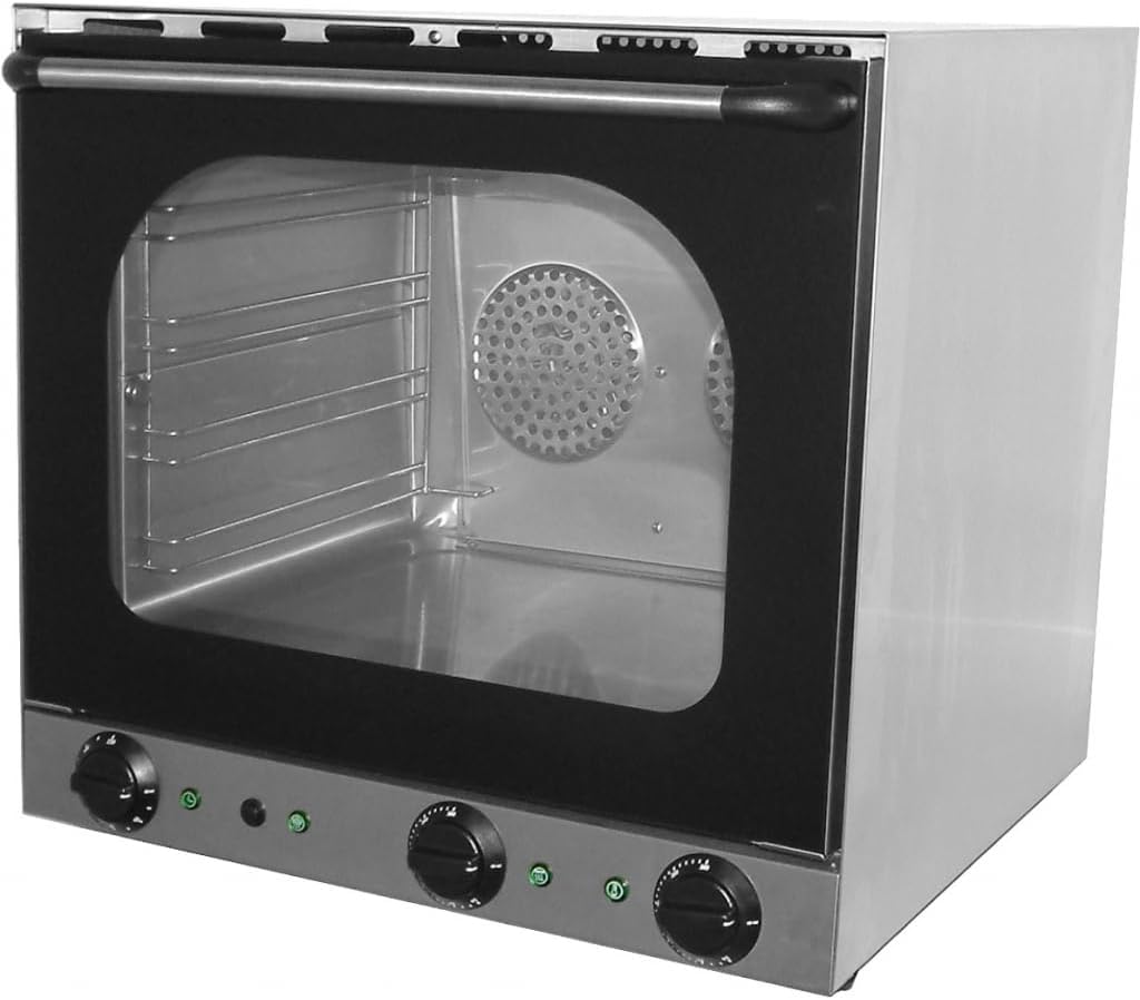 Mini piekarniki, Beckers, 460x370x350 mm, 2670 W, 230 V, Czarny / Srebrny