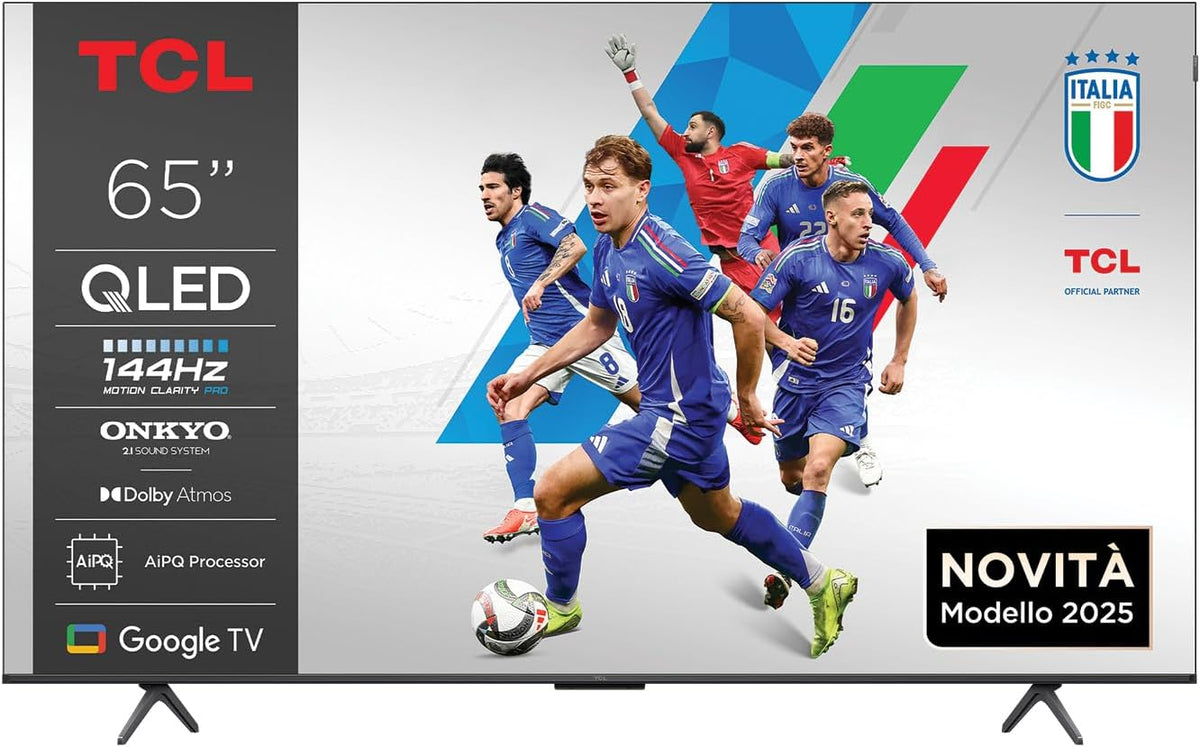 TCL, Telewizor Smart TV, 65P89K, Czarny, oświetlenie LED