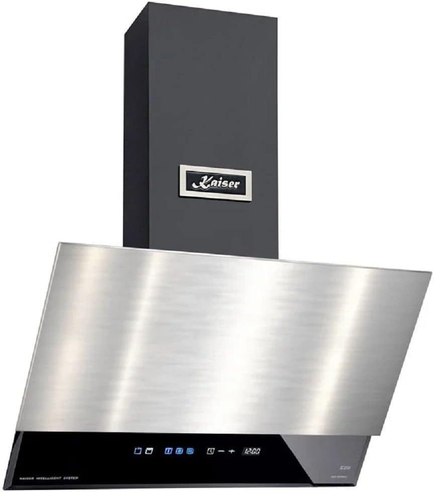 Kaiser, Okap kuchenny, 60 cm, 62 dB, Srebrny / Czarny, stal nierdzewna, oświetlenie LED